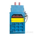 Vertical pet bottle used clothing cardboard baler machine hydraulic hay baler baling press machine